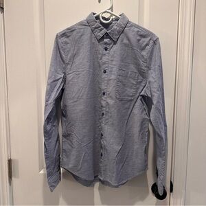 lululemon athletica Blue Casual Button Down Shirt